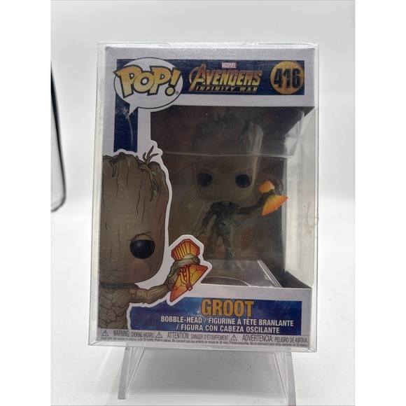 NIB Funko Pop! Marvel Avengers Infinity War #416 Groot Vinyl Figure - Picture 1 of 9